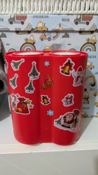 Máquina de Burbujas Navideña LED