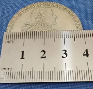 Moneta Tallero d'argento tedesco 1786