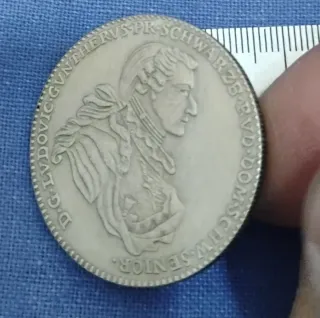 Moneta Tallero d'argento tedesco 1786