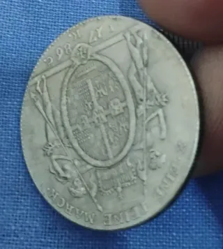 Moneta Tallero d'argento tedesco 1786