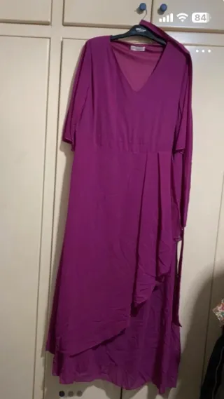 Vestido largo morado talla 46 sin estrenar