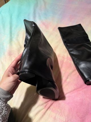 Botas altas Bershka pantalón tacón 39