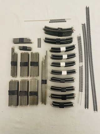 Lote Vías Trix Escala N (160 piezas)