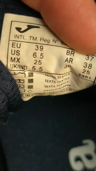 Zapatillas Joma Running Azul y Verde