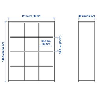 Estantería Kallax 3x4 blanca Ikea