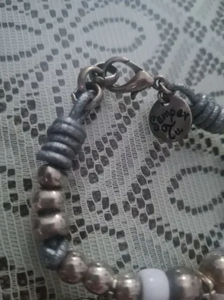 Pulsera Acero Inox. Broche Charm