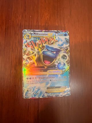 Carta Pokémon M Blastoise EX 220 HP