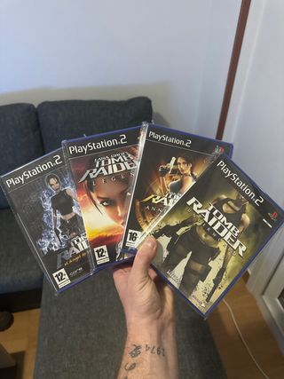 Saga completa Tomb Raider PS2 (4 Juegos)