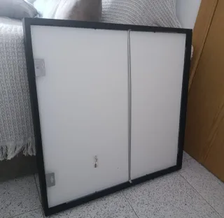 Espejo Marco Negro Madera