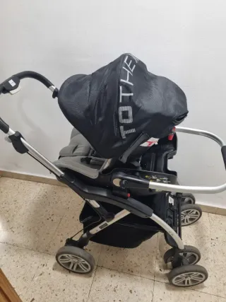 Carrito de bebé y silla de coche