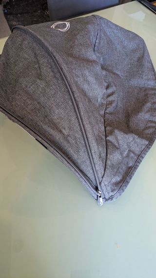 capota bugaboo bee 5 gris extensible con ventilac