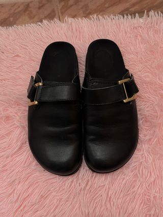 Chanclas Stradivarius Talla 36/37 Negras