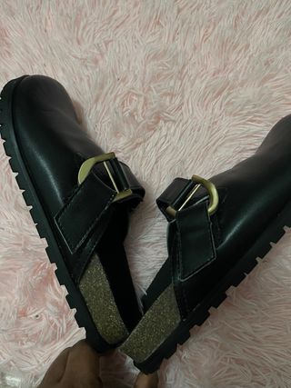 Chanclas Stradivarius Talla 36/37 Negras
