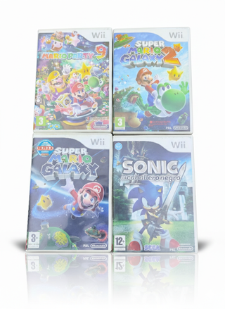 Pack 4 Juegos Wii: Mario Party, Super Mario Galaxy