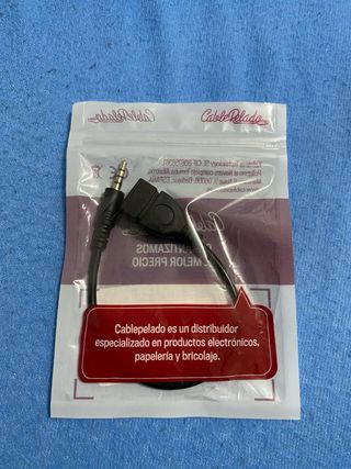 Adaptador USB a Jack Cable Pelado