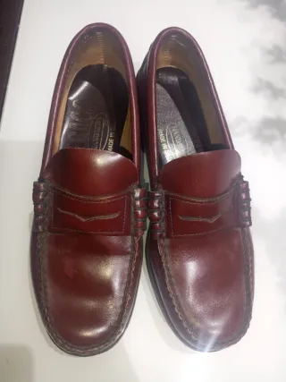 Mocasines Sebago Marrones color burdeos