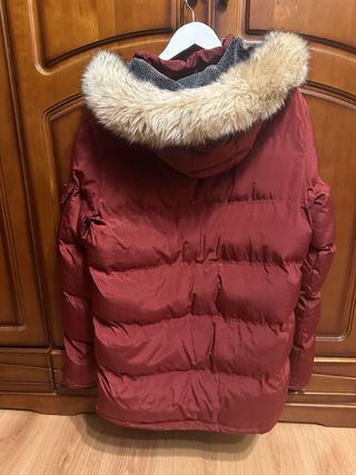 Cazadora SikSilk Roja con Capucha