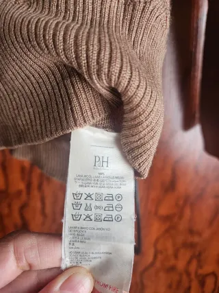 Jersey Pedro del Hierro lana 100% beige