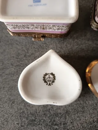 Cajitas de porcelana decoradas