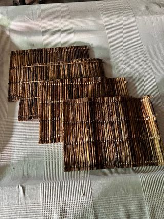 Salvamanteles de Zimbabwe (4 uds) artesanales