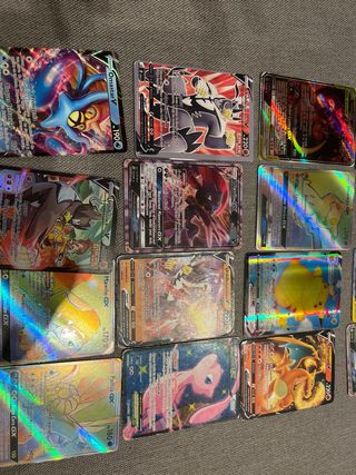 Lote Cartas Pokémon Charizard, Rayquaza, Mew
