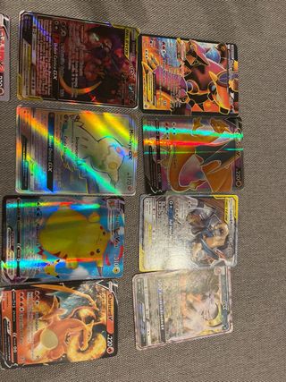Lote Cartas Pokémon Charizard, Rayquaza, Mew