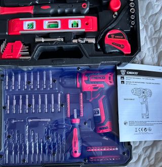 DEKO Caja Herramientas Completa 238 Piezas NUEVA