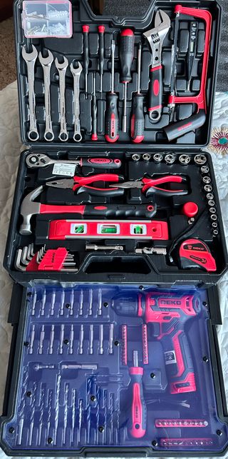 DEKO Caja Herramientas Completa 238 Piezas NUEVA