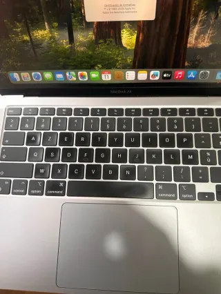 MacBook Air M1 256GB 8GB RAM 13,3 Plata