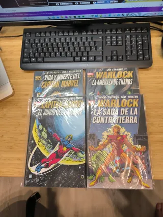 Marvel Gold - Warlock + Capitán Marvel