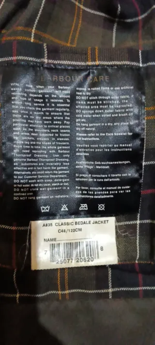 Barbour Classic Bedale - Made in England