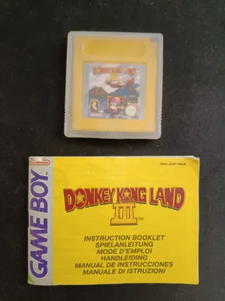 Donkey Kong Land 3 per Game Boy + manuale – 17€