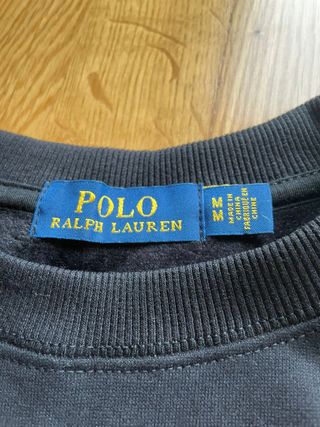 Sudadera Ralph Lauren Negra Talla M