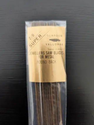 Sierras de Joyería Vallorbe n°2/0