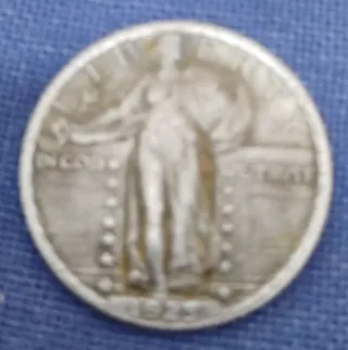 Moneta Standing Liberty Quarter Dollar 1923