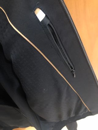 BOSS Cárdigan Cremallera Lana Merino Negra