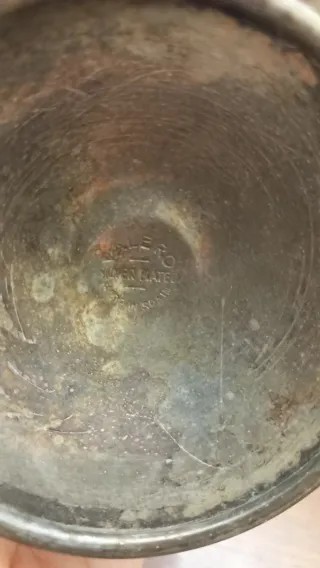 Juego 2 Candelabros y Copa Metal