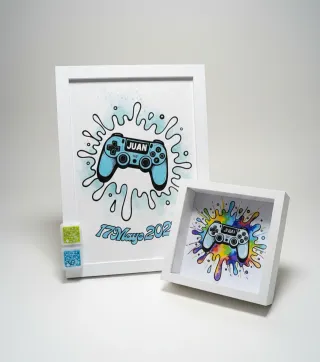 Quadri personalizzati con impronte