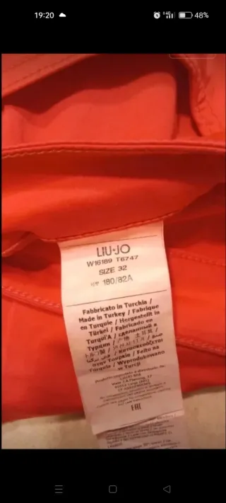 Liu Jo Pantalone Cotone Rosso