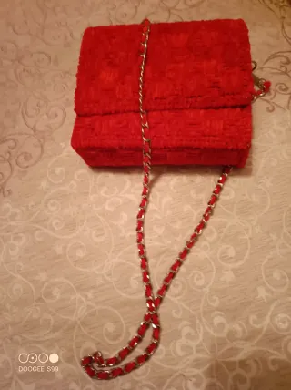 Bolso tejido a mano de lana