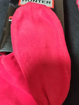 Calcetines Hunter Fleece Welly Rojos