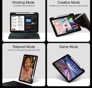 Funda magnética con teclado para iPad