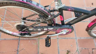 Bicicleta niña BTWIN rosa