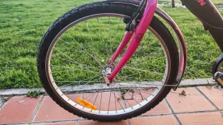 Bicicleta niña BTWIN rosa