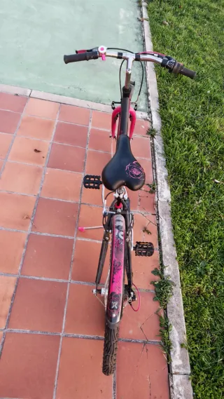 Bicicleta niña BTWIN rosa