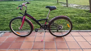 Bicicleta niña BTWIN rosa