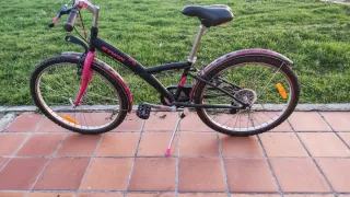Bicicleta niña BTWIN rosa
