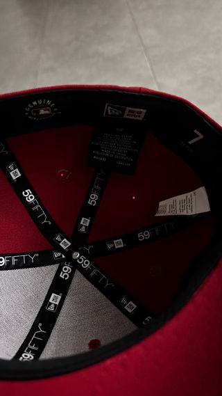 Gorra New Era 59FIFTY Roja Talla 7