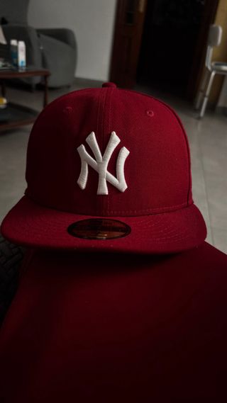 Gorra New Era 59FIFTY Roja Talla 7