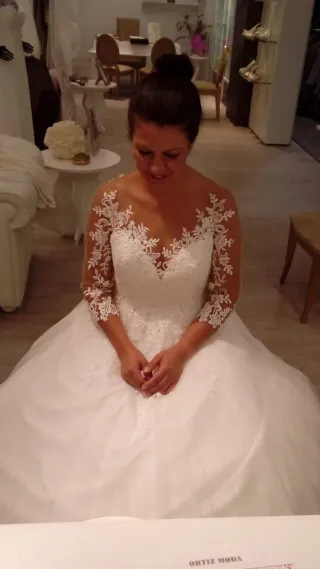 Vestido de Novia Talla 42/44 Encaje